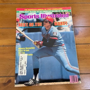 Minnesota Twins Kent Hrbek MLB BASEBALL 1982 Sports Illustrated Magazine!