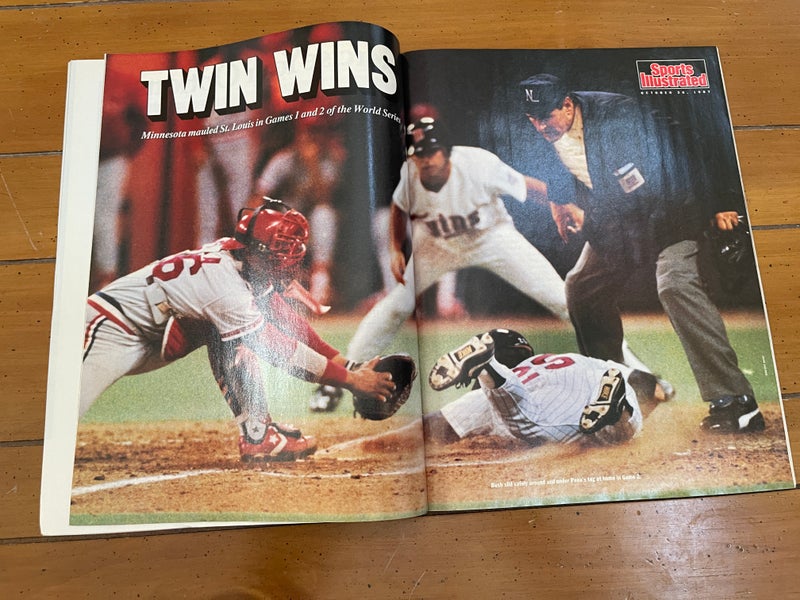 Minnesota Twins Dan Gladden, 1987 World Series Sports Illustrated Cover  Poster