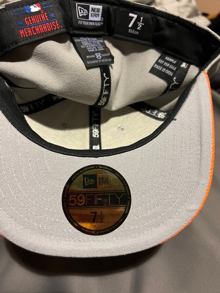 Men's San Francisco Giants New Era Gray Retro G Low Profile 59FIFTY Fitted  Hat
