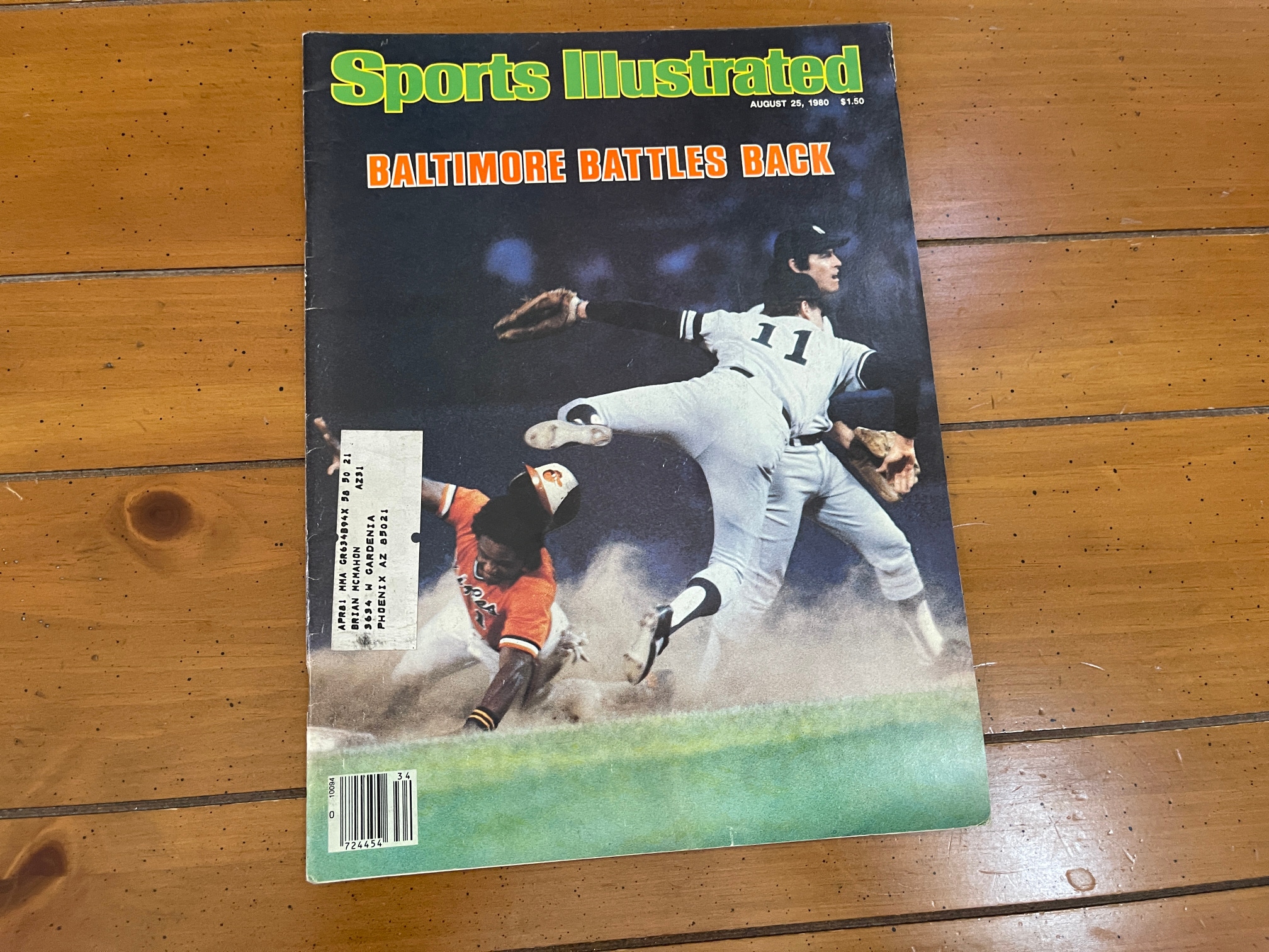 Baltimore Orioles Al Bumbry MLB BASEBALL 1980 Sports Illustrated Magazine!