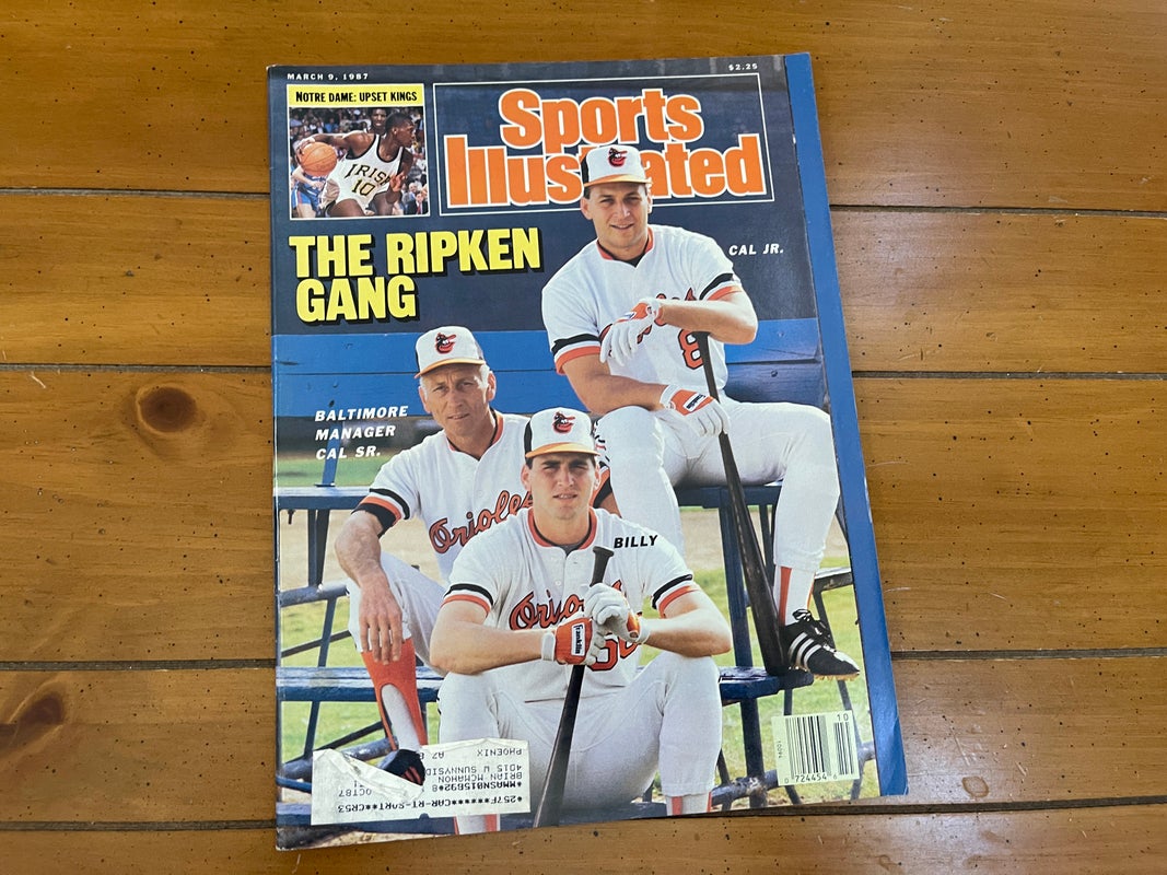 Baltimore Orioles Ripken Gang MLB BASEBALL 1987 Sports Illustrated Magazine!
