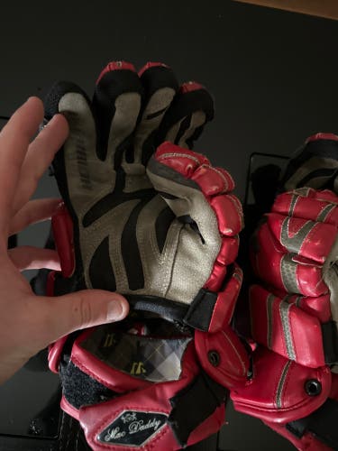 Used Warrior 13" Macdaddy Lacrosse Gloves