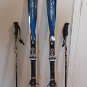 Used Men's Rossignol 170 cm All Mountain Skis With Bindings