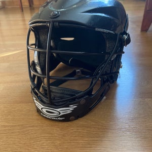 Cascade CS Lacrosse Helmet Size Youth OSFM Black MLL Used