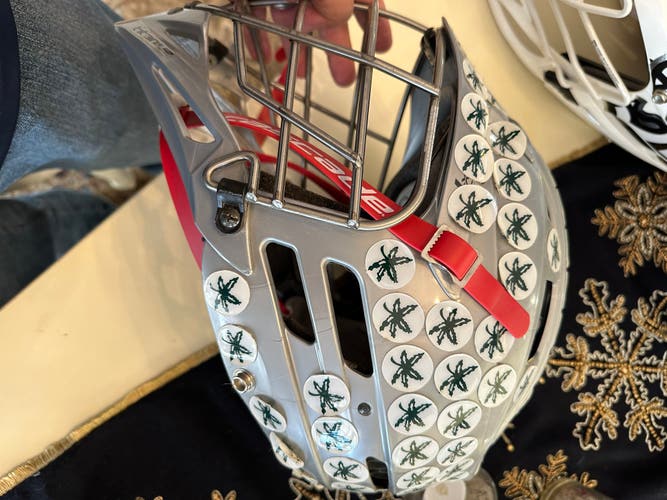 Game Worn Used Ohio State Cascade CPX-R Helmet