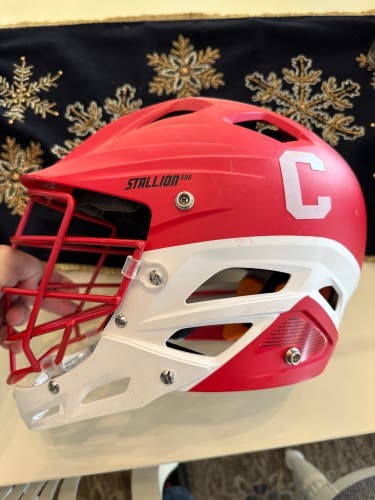 Cornell Big Red Game Used Worn STX Stallion 600 Helmet