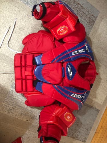 Brown Hockey Goalie Chest Protector