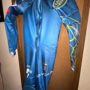 New 2022 Spyder Us Ski Team Ski Suit (Padded)