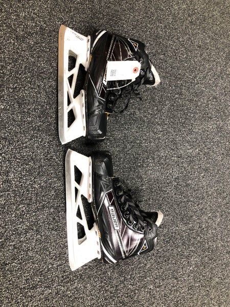 Junior Used Bauer Supreme 1S Hockey Goalie Skates D&R (Regular) 5.0
