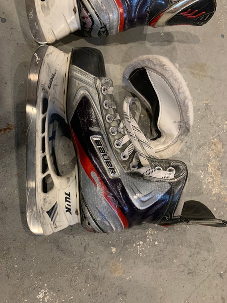 Used Bauer Extra Wide Width Pro Stock Size 8 Vapor APX Hockey Skates