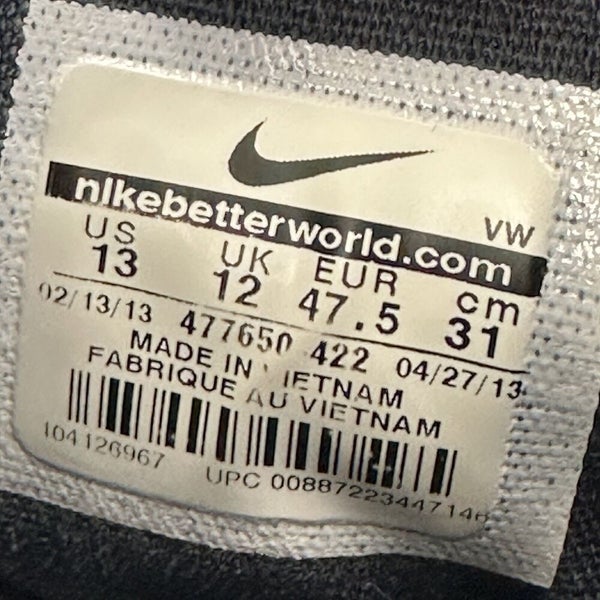 Nike SB Braata Skate Shoe Obsidian Blue White Size 477650-422 | SidelineSwap
