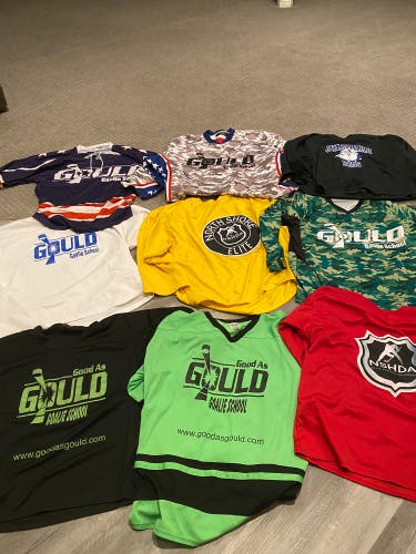 3 Goalie Jerseys