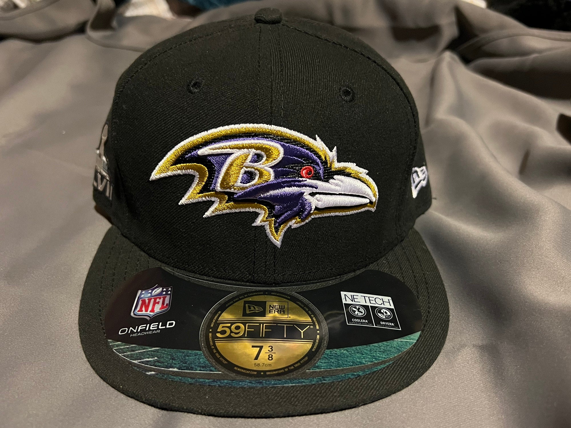 NWS Baltimore Ravens '47 Super Bowl XXXV Sidepach Strapback Hat