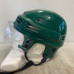 Bauer 4500 Pro Stock Hockey Helmet Combo Bauer Visor Green Medium WILD 3327