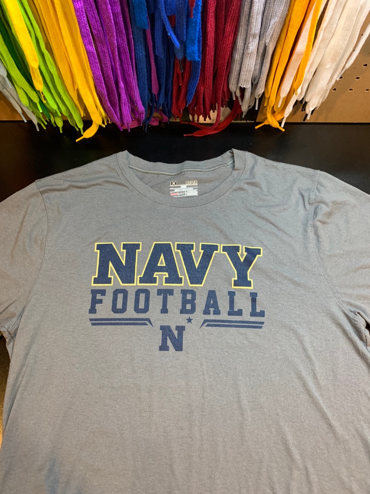Navy Football Under Armour Heatgear Shirt Sz Medium