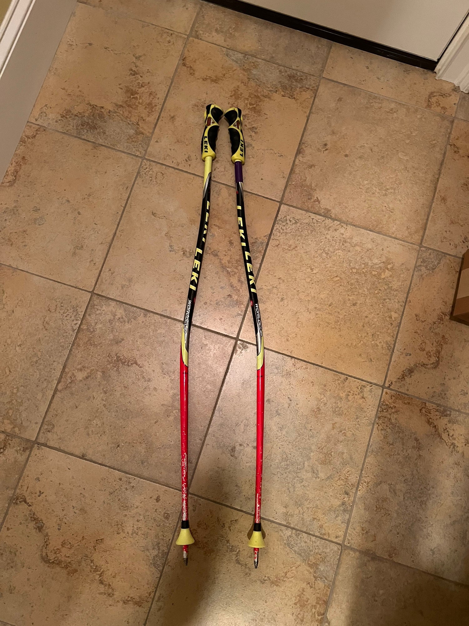 Used 40in (100cm) Racing World Cup Lite GS Ski Poles | SidelineSwap