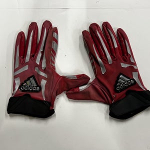 Used Adidas Gloves Youth Medium Football Gloves