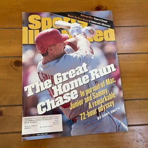 St. Louis Cardinals Mark McGwire MLB BASEBALL 1998 Sports Illustrated Magazine!