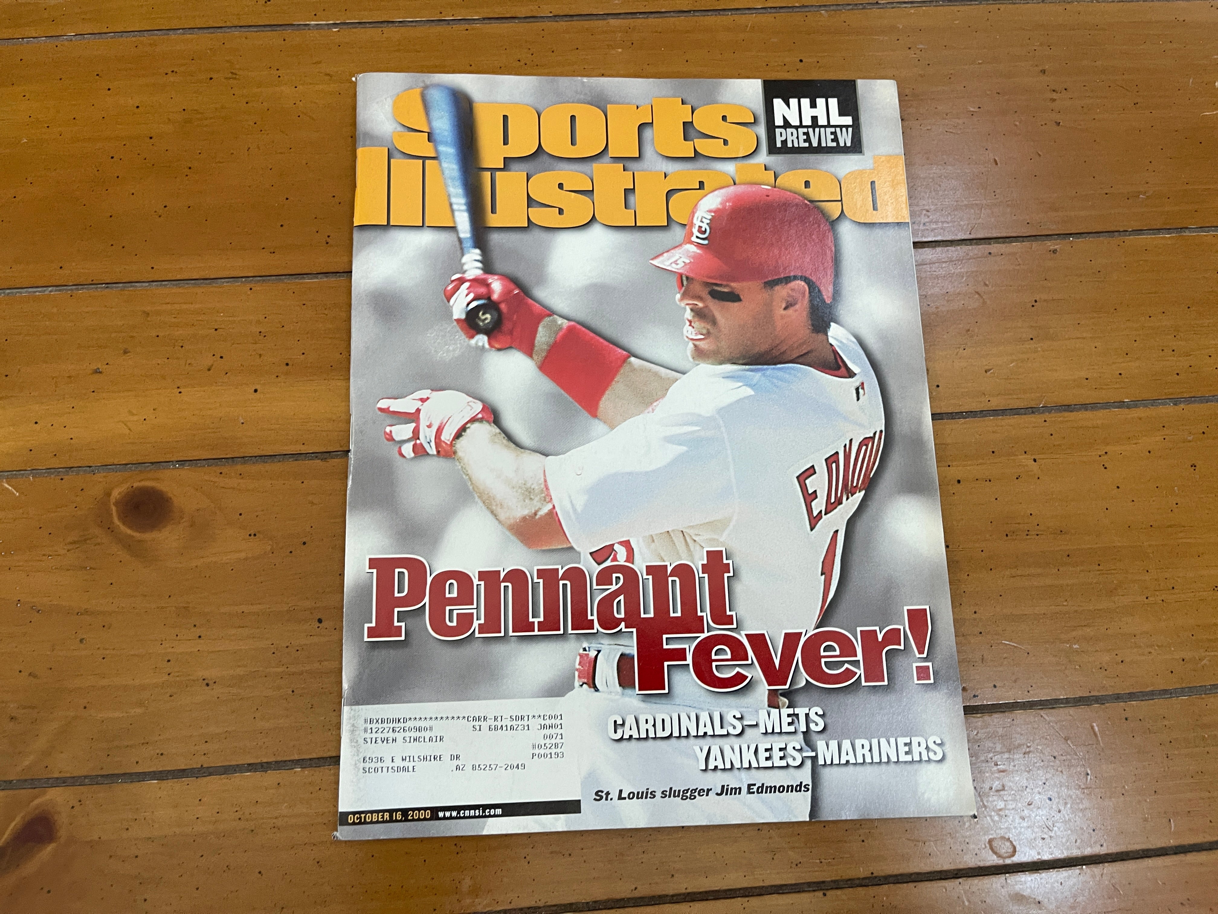 Boston Red Sox Vs St. Louis Cardinals, 2004 World Series Sports Illustrated  Cover by Sports Illustrated