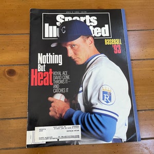 Kansas City Royals David Cone MLB BASEBALL 1993 Sports Illustrated Magazine!