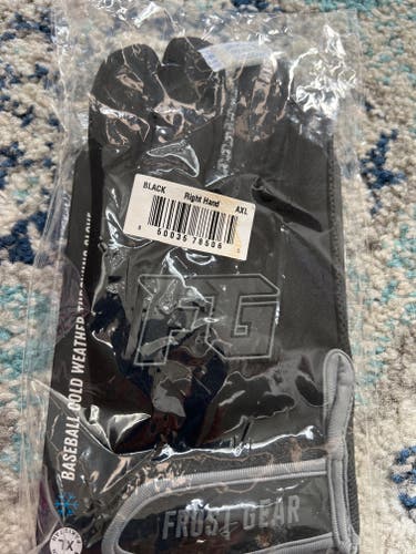 XL Frost Gloves Cold Weather Throwing Glove Batting Gloves