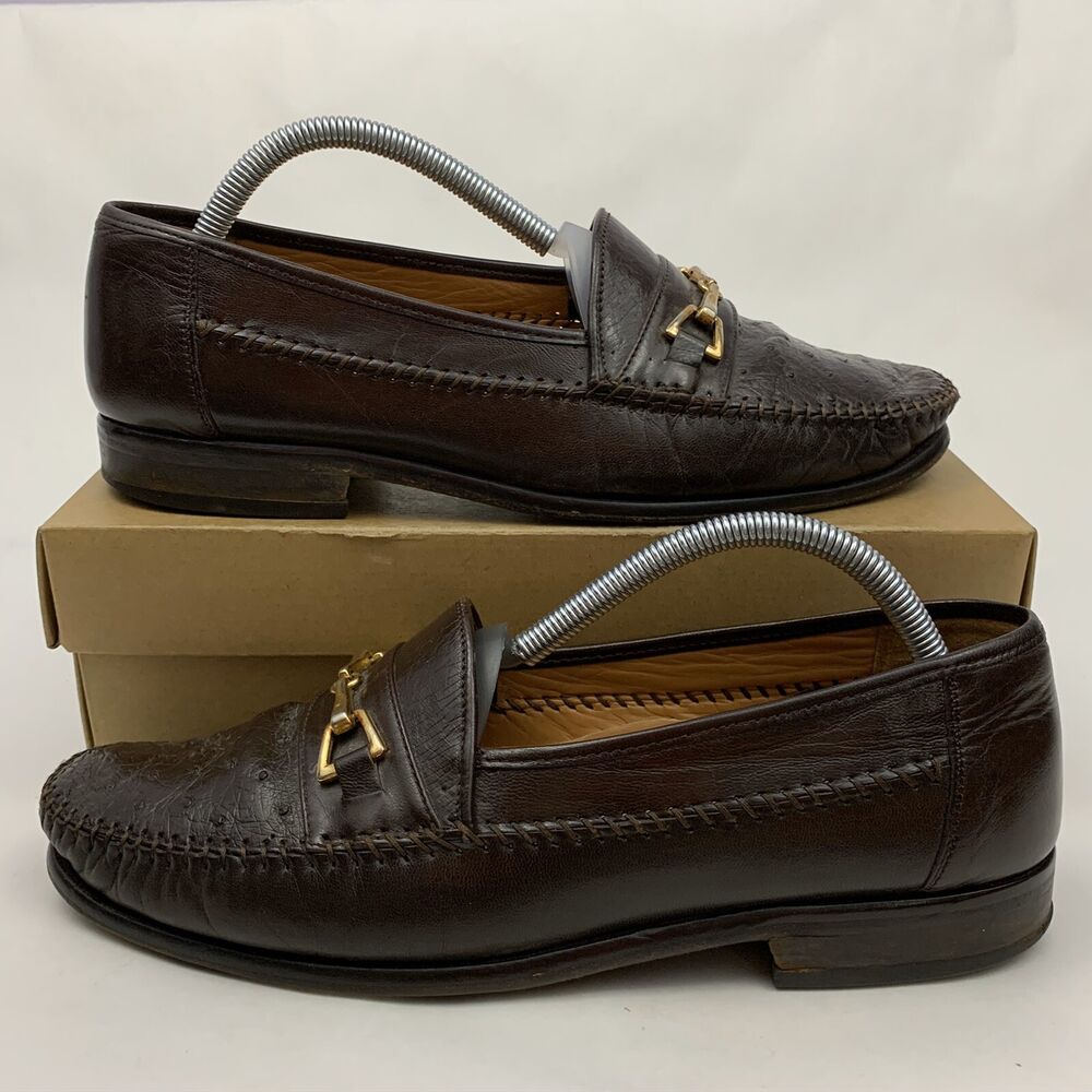 Florsheim Royal Imperial Mens Loafers Size 9.5 D Genuine 