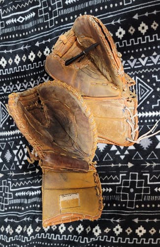 2 Cooper Goalie Gloves Vintage