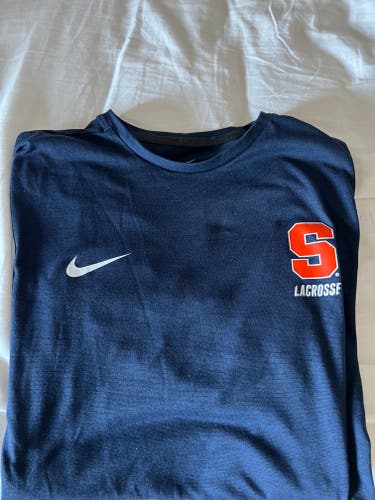 Large Nike Syracuse lacrosse shirt