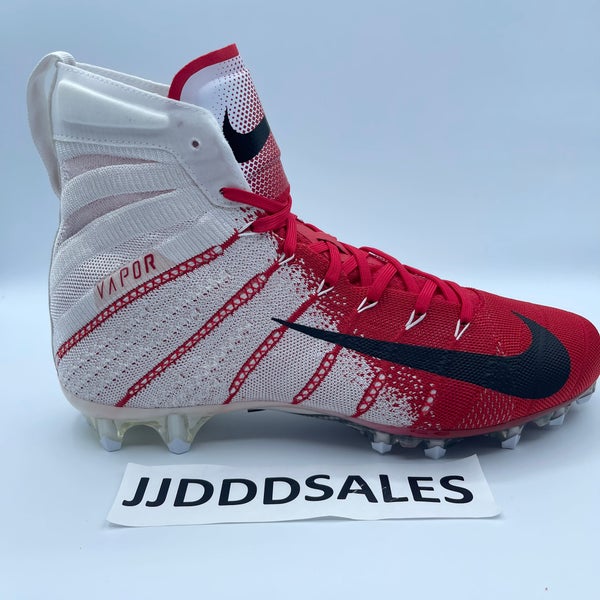 Nike Vapor Untouchable 3 Elite Mens Size 11 Football Cleats Red White  AO3006-160