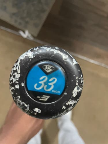 Used BBCOR Certified Louisville Slugger (-3) 30 oz 33" Prime Bat
