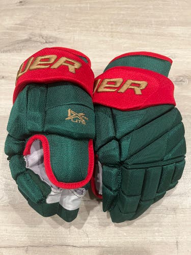 New Bauer Minnesota Wild 1X Pro Lite Gloves 14”
