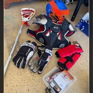 Lacrosse equipment size medium /large