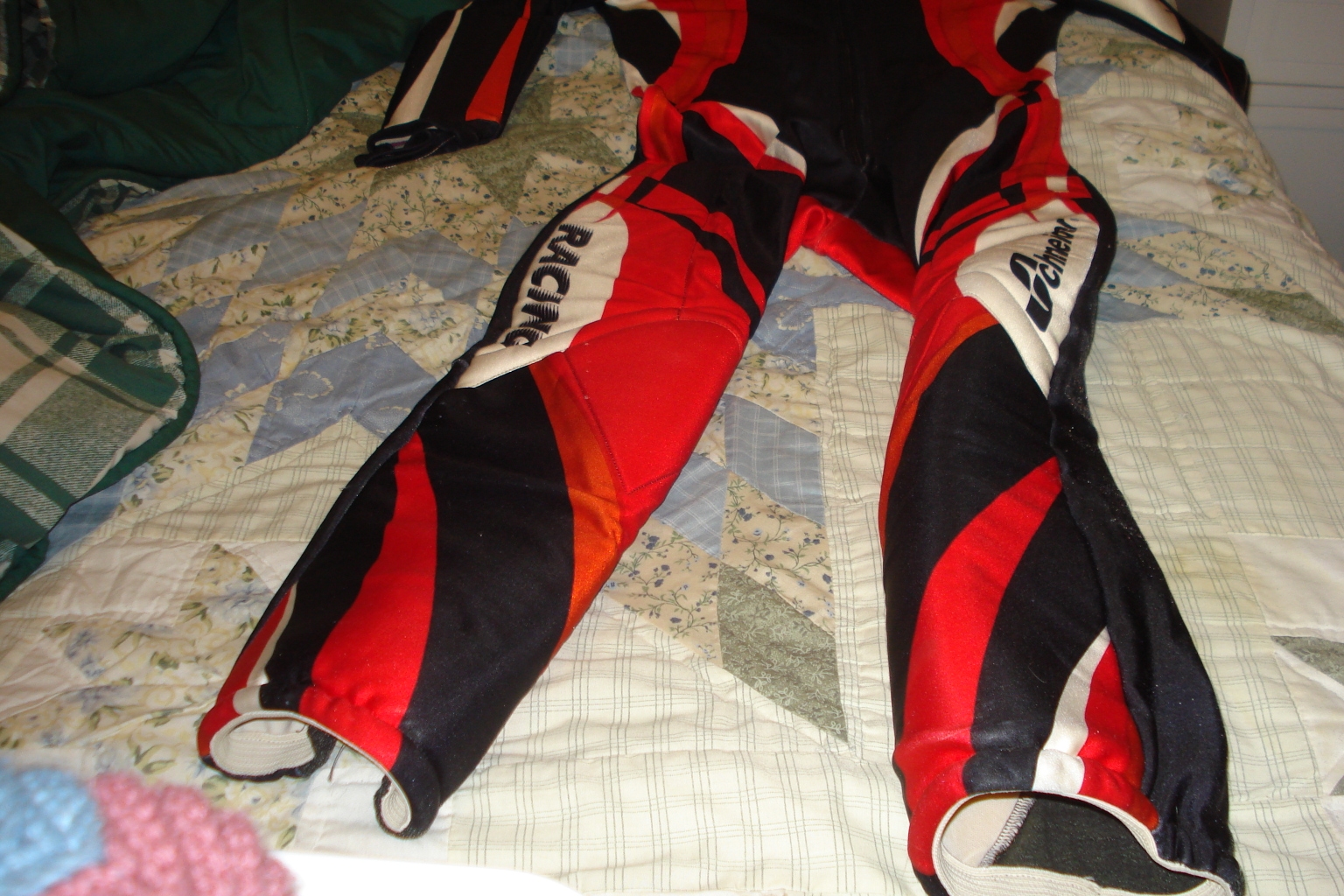 Red/black Used Large Men's Schneider GS suit