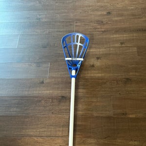 Plastic and Metal practice lacrosse stick