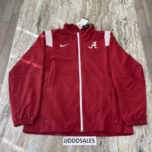 Nike Alabama Crimson Tide On Field Jacket DN6220-613 Men’s Size Large NWT $95.