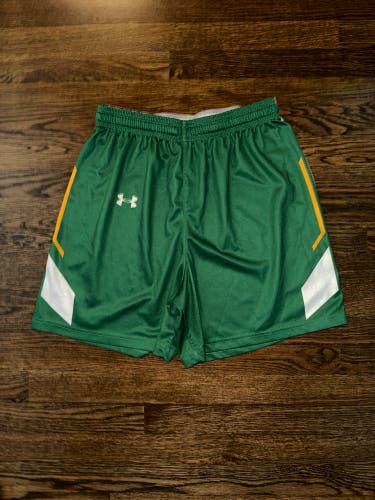 UNDER ARMOUR ALL AMERICAN Shorts Green - Size Large - Team New England