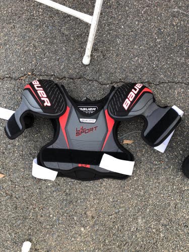 Used Junior Small Bauer Lil Sport Shoulder Pads