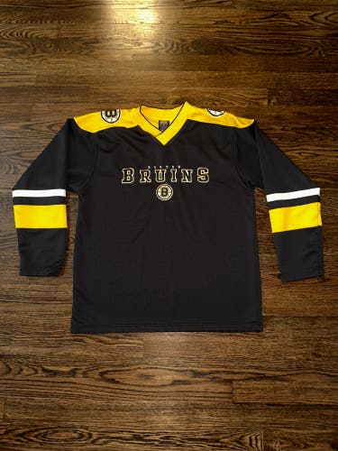 **VERY RARE** Boston Bruins Nike Jersey Embroidered Black - Size Youth XL