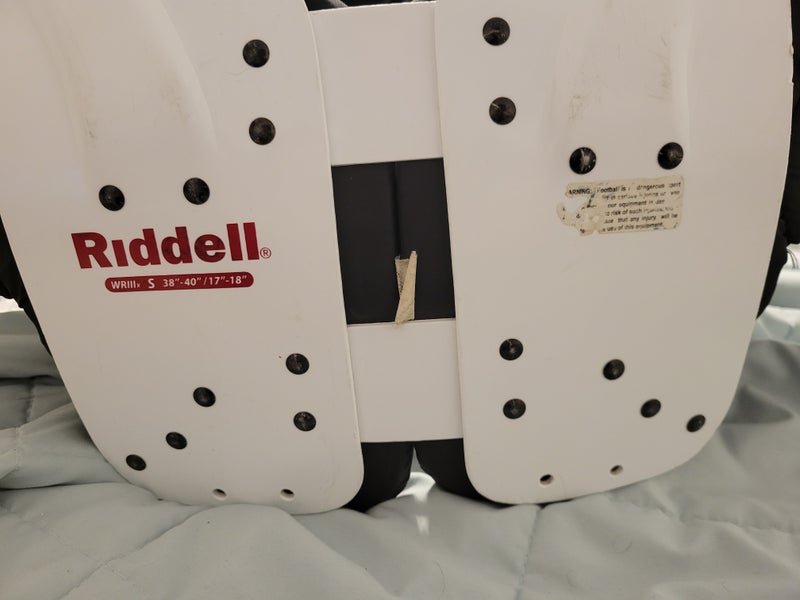 Used Adult Small Riddell Warrior IIx Shoulder Pads