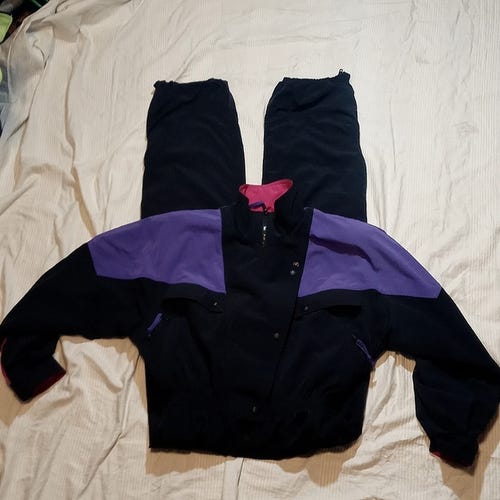 VINTAGE EDDIE BAUER SNOWSUIT WOMENS 12 3M THINSULATE SKI SUIT LIKE NEW ONE-PIECE