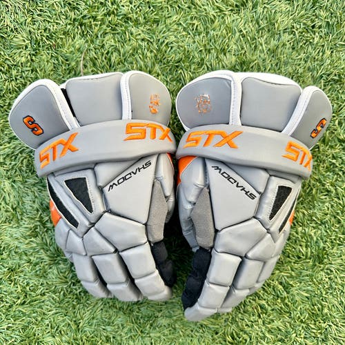 *GAME WORN* Syracuse Anthracite STX Shadow Gloves (Rare!)