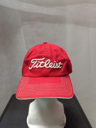 Titleist Golf Strapback Hat Red