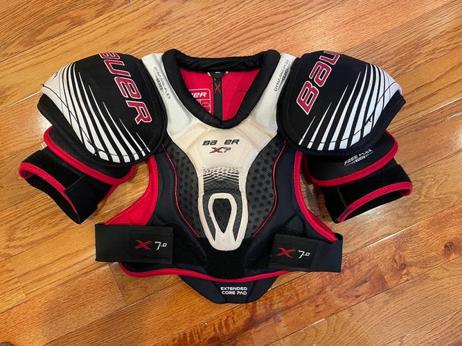 Senior Small Bauer Vapor X7.0 Shoulder Pads