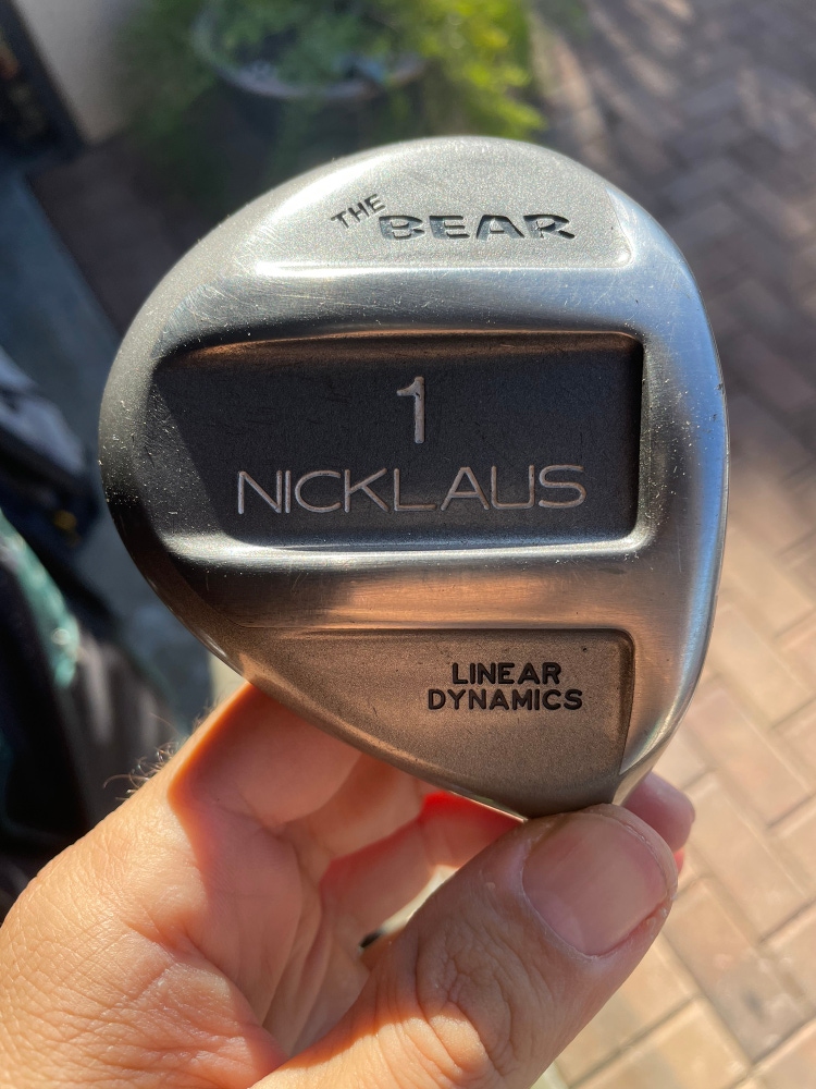Nicklause the bear golf driver.  In right handed  Graphite