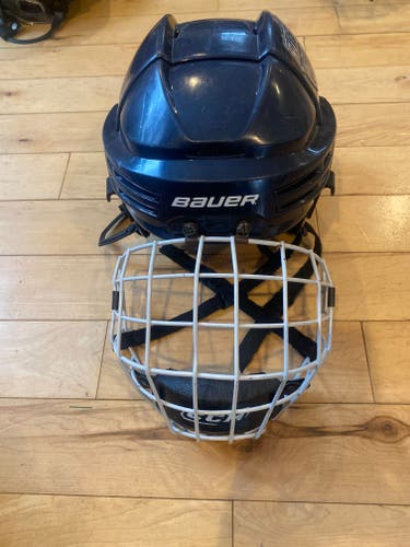 Used Large Bauer Re-Akt 75 Helmet