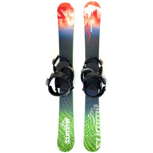 Summit Marauder 125cm GR Skiboards Snowblades w. Technine Pro Snowboard Bindings