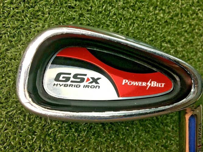 PowerBilt GSX Hybrid Iron Pitching Wedge RH / -1" Stiff Graphite ~34.25" /mm1591