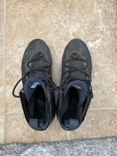 Black Used Molded Cleats Adidas Cleats