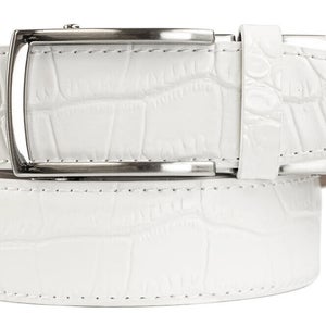 NEW Nexbelt Reptile Series Alligator Cut to Fit White Golf Belt