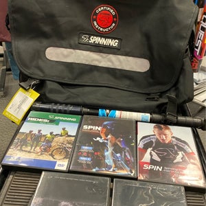 Certified Spinning instructor bag includes boxing DVD Spin DVD & bike pump